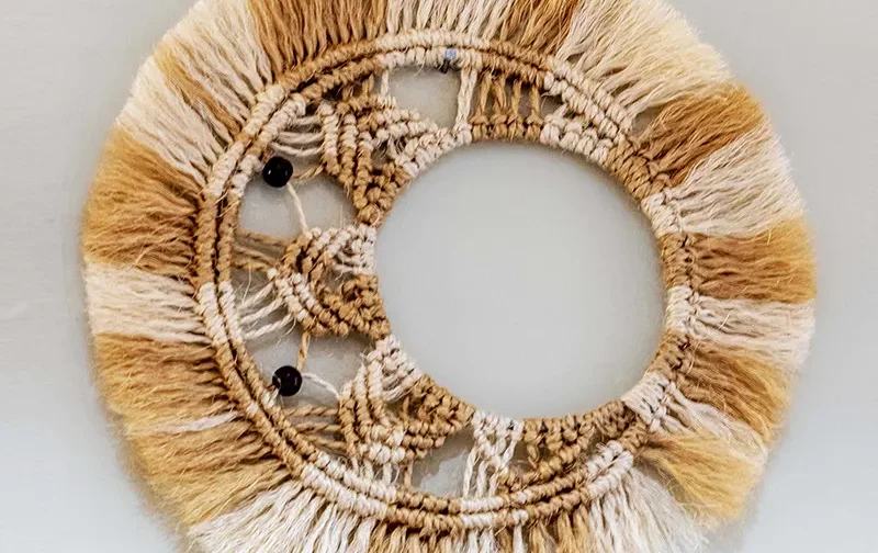 Colour Round Wall Mirror